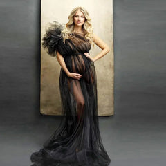 Black Pregnancy Gown