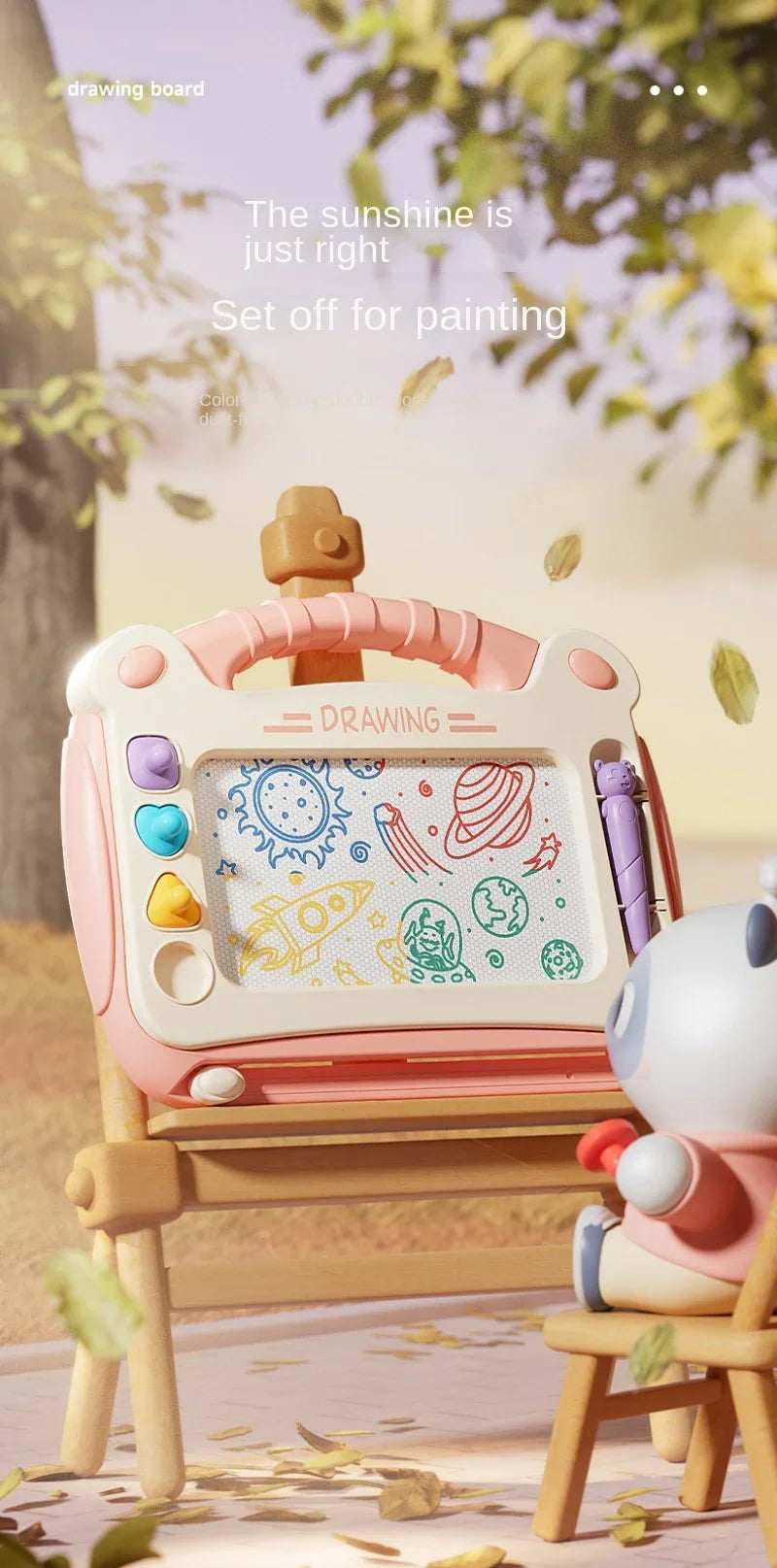 Cartoon Drawing Board Baby Puzzle