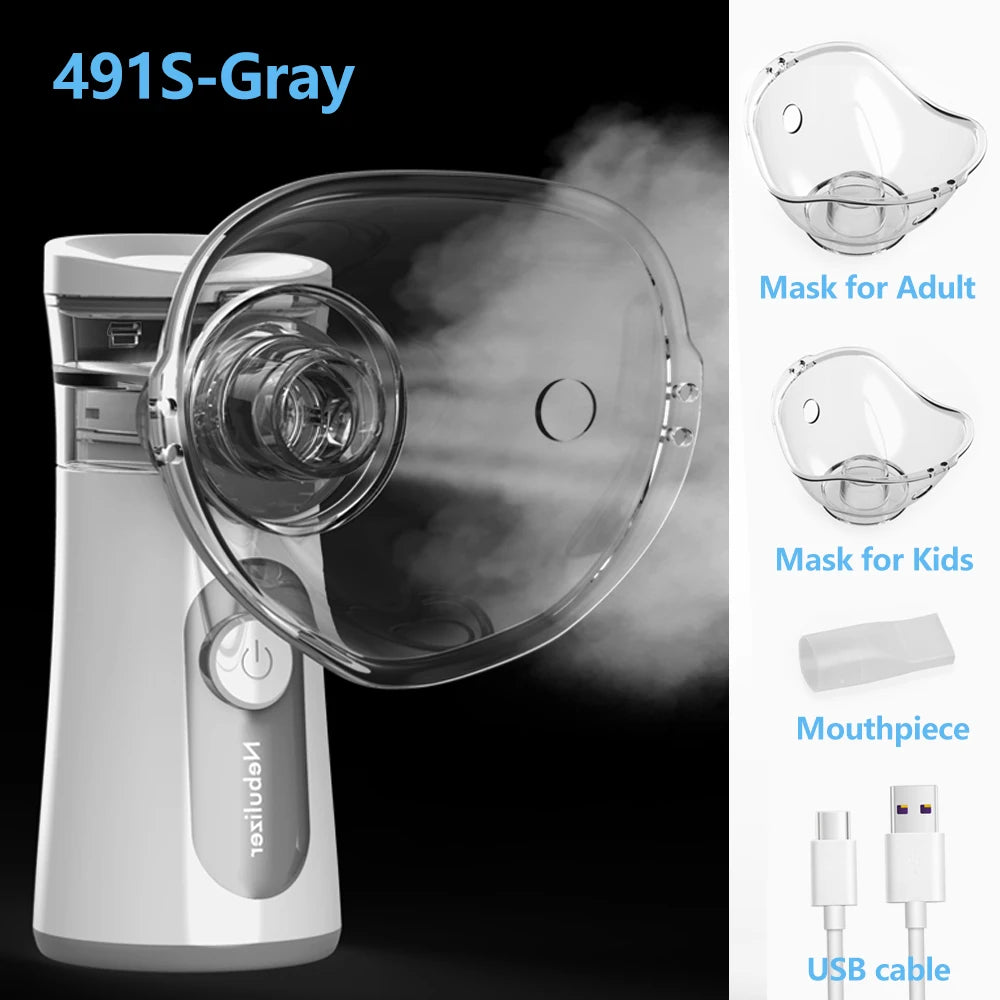 Portable Nebulizer Inhaler: Quiet Mesh Mist for Kids