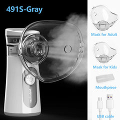 Portable Nebulizer Inhaler: Quiet Mesh Mist for Kids