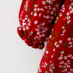 Long Sleeve Printed Princess Dress