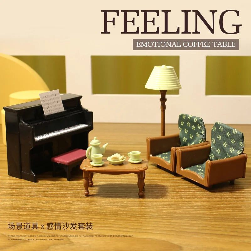 Miniature Furniture Doll Toys Set