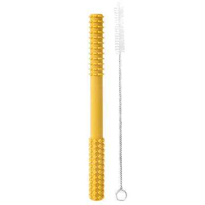 Molar Straw Baby Teether With Brush - PAMU8