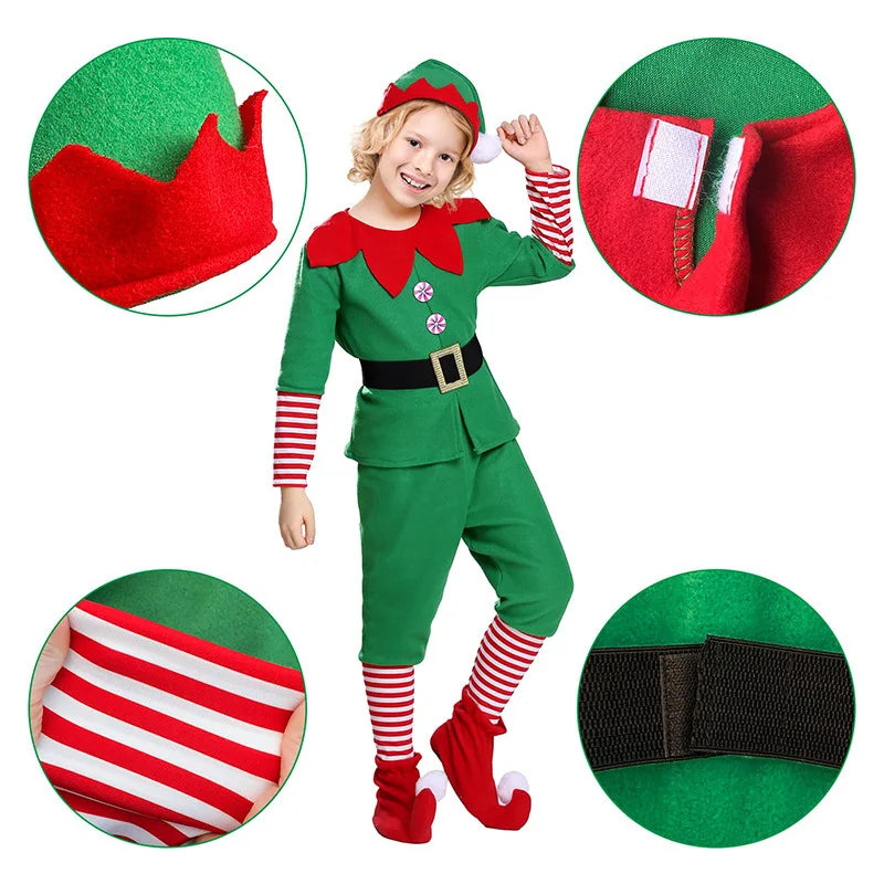 Christmas Kids Santa Costume