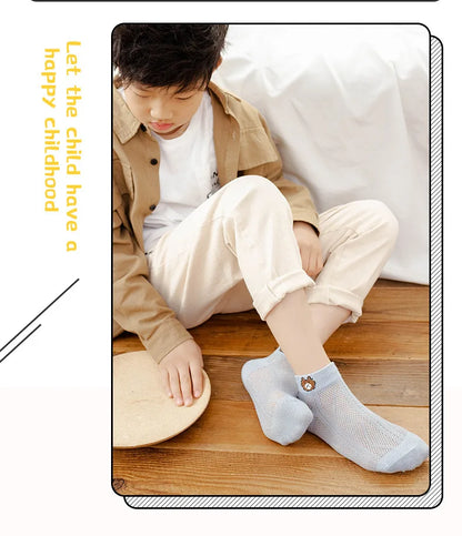 Baby Soft Cotton  Breathable  Mesh Socks - PAMU8