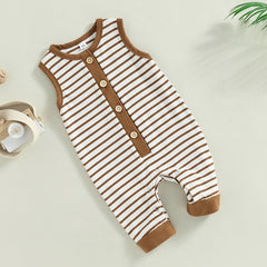 Sleeveless Crew Neck Jumpsuit