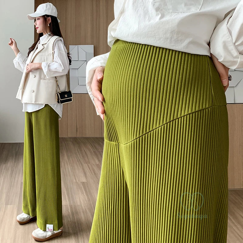 Pleated Maternity Pants