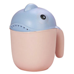 Baby Bath Shampoo Rinse Cup with Collapsible Dino Design
