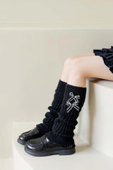 Soft Cotton Leg Warmers Knee Socks - PAMU8