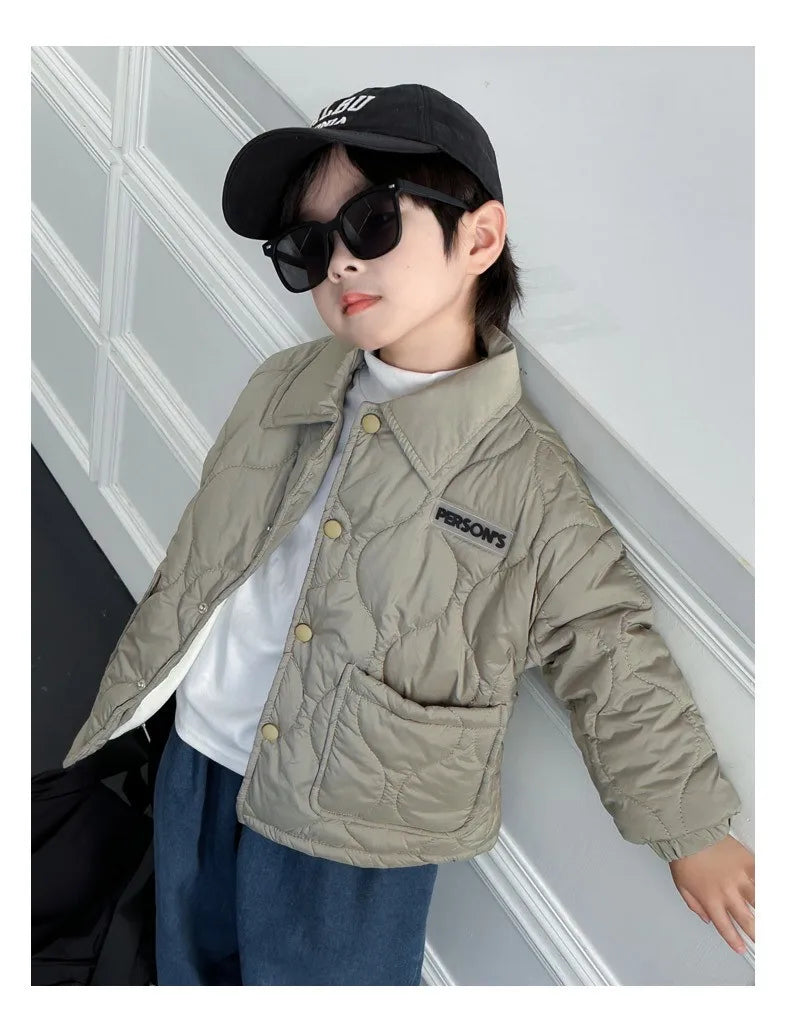 Cozy Plus Velvet Kids Coat