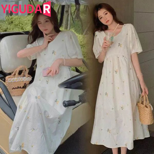Pregnacy Bowknot Dress