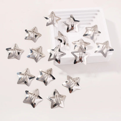 Silver Star BB Hair Clips