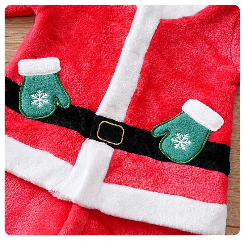 Christmas Soft Flannel Romper