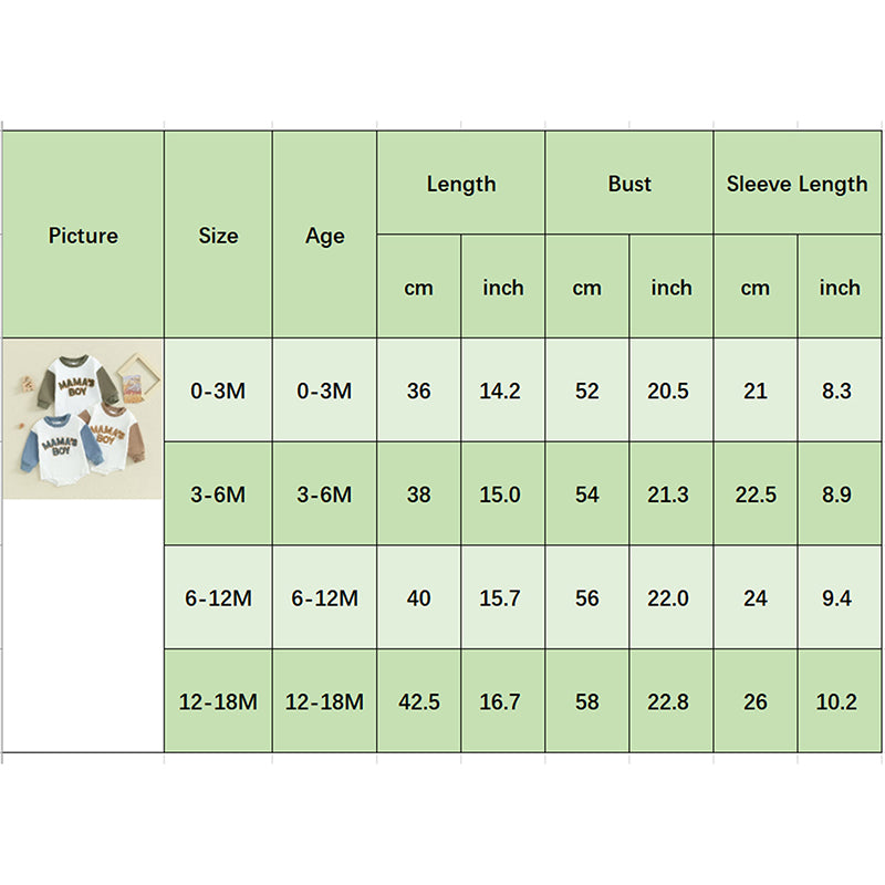 Baby Boys' Letter Sweatshirt Romper, Long-Sleeve Fall