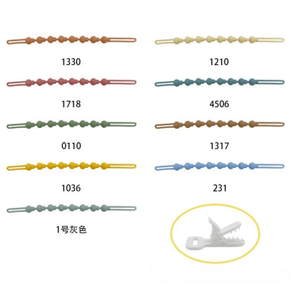Soft Silicone Baby Pacifier Holder Clips - PAMU8