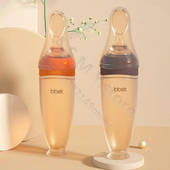 Baby Squeeze Feeding Bottle for Cereal and Puree