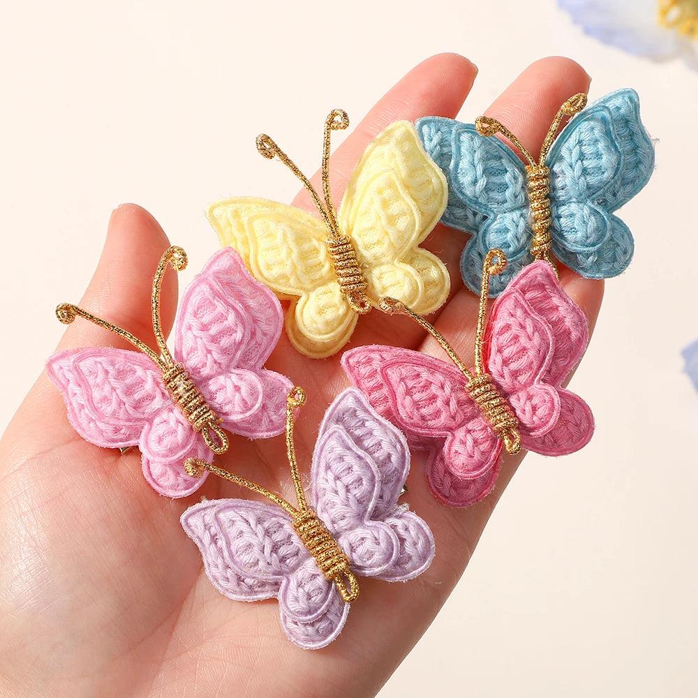 Butterfly hair clips