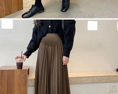 A-Line Casual Maternity Skirt