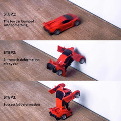 Mini 2-in-1 Transforming Robot Car Toy