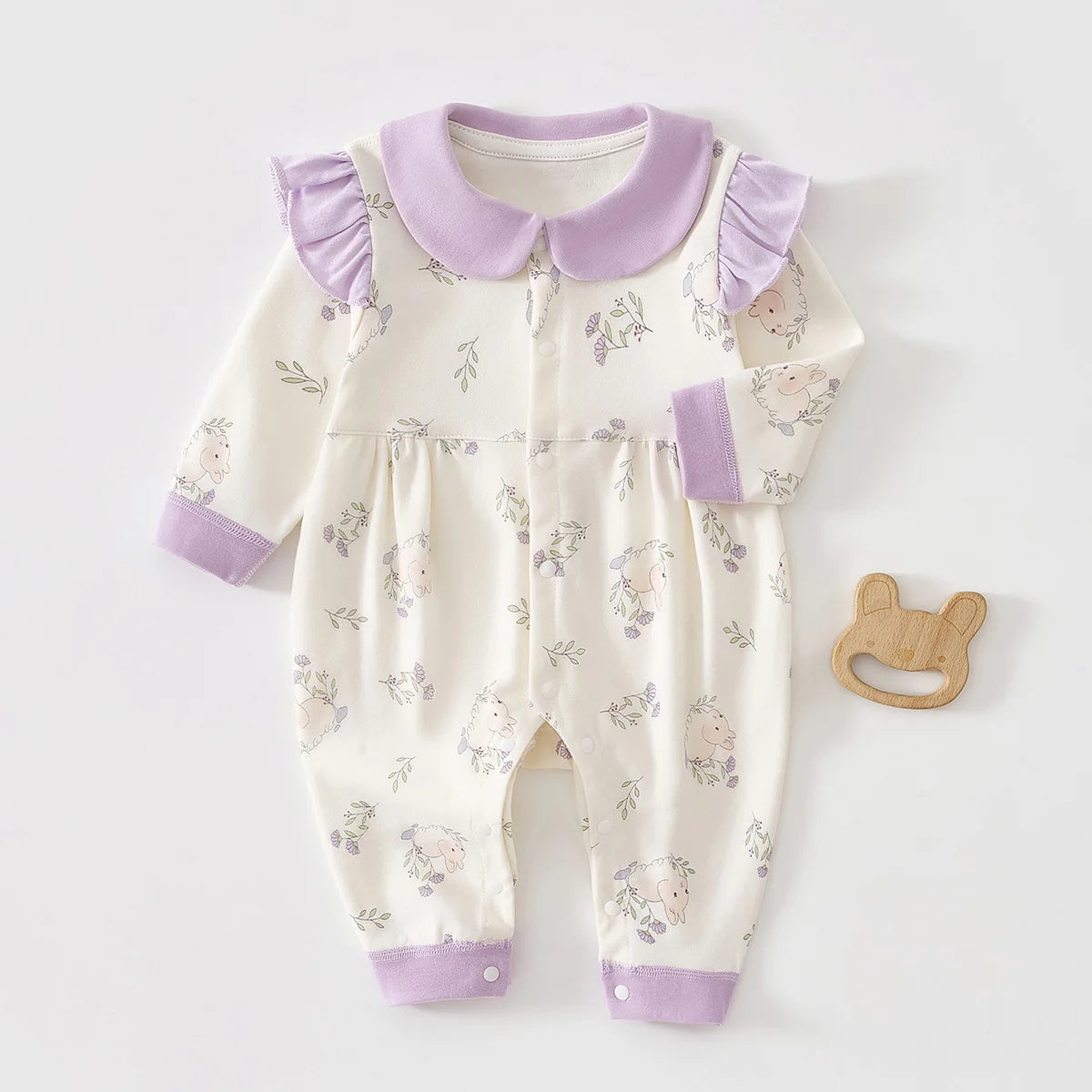 Pure Cotton Newborn Girl Outfit