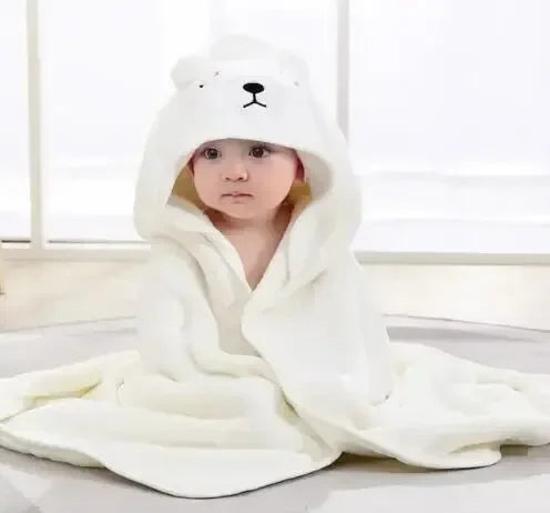 Baby Hooded Bathrobe Towel | Soft Baby Bath Wrap