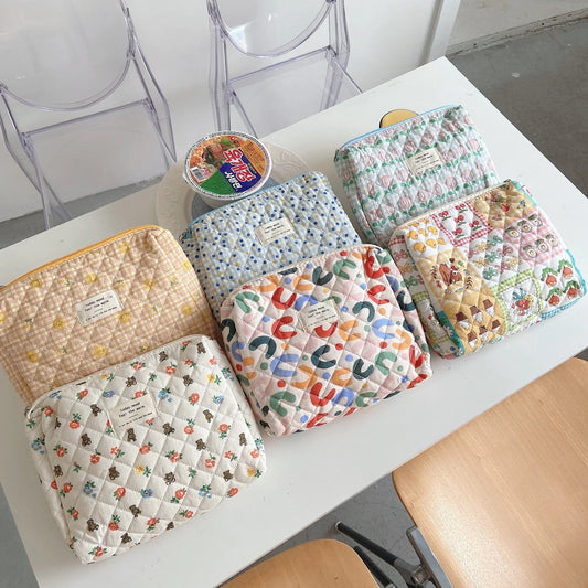Compact Cartoon Print Diaper Bag for Baby Essentials