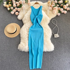 Summer Sleeveless Maternity Dress