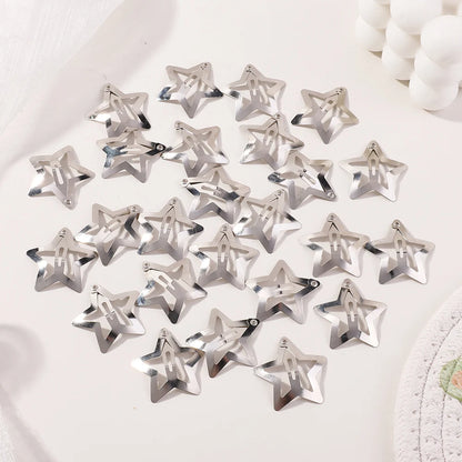Silver Star BB Hair Clips