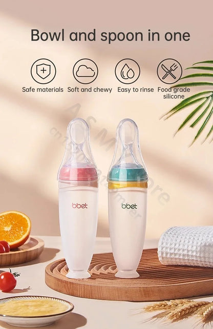 Squeezing Feeding Bottle