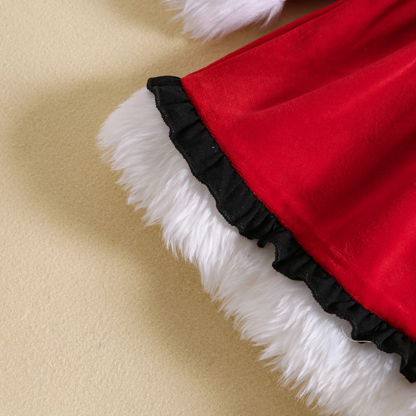 Velvet Christmas Girl Dress
