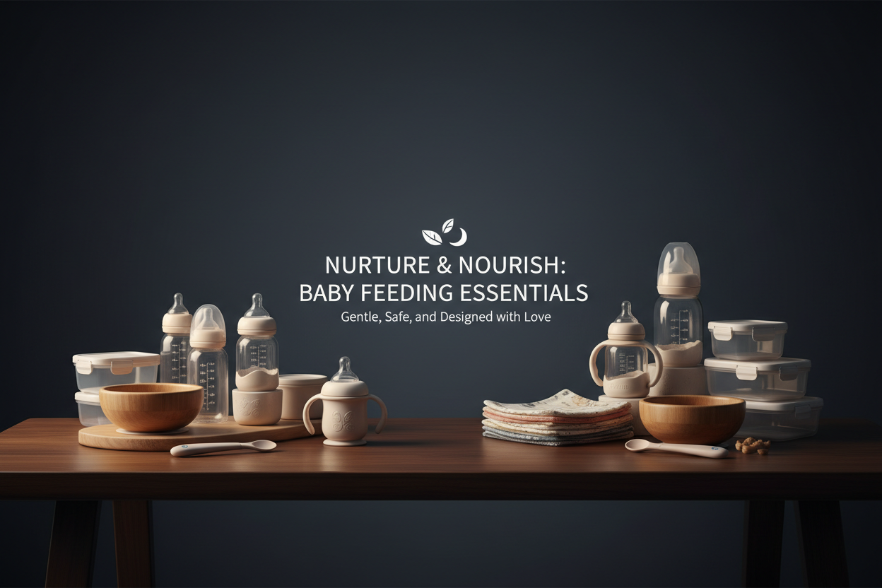 Baby Feeding Essentials in dark theme