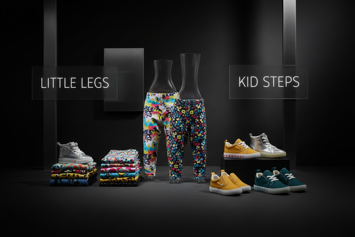 Leggings & Kids Shoes  in dark theme